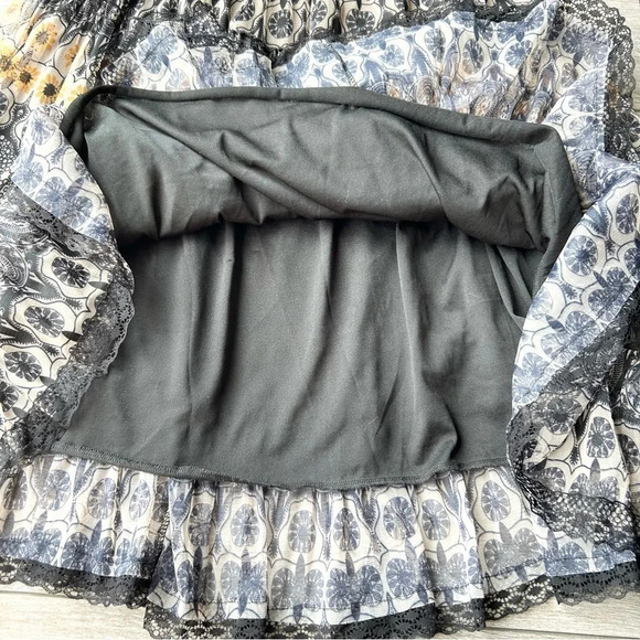 Lapis  Floral Print Strapless Convertible Dress - Picture 8 of 15